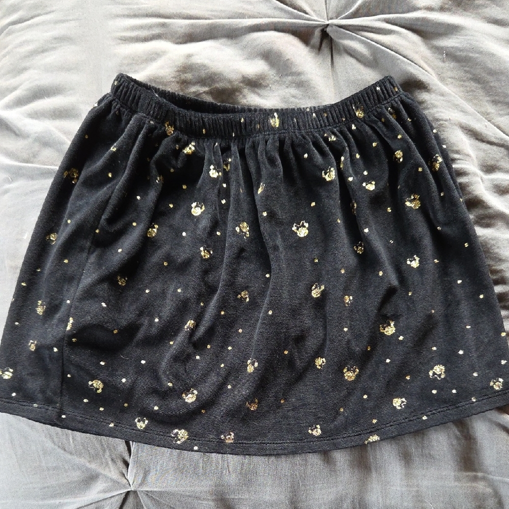 Disney Black and Gold Kids Skirt